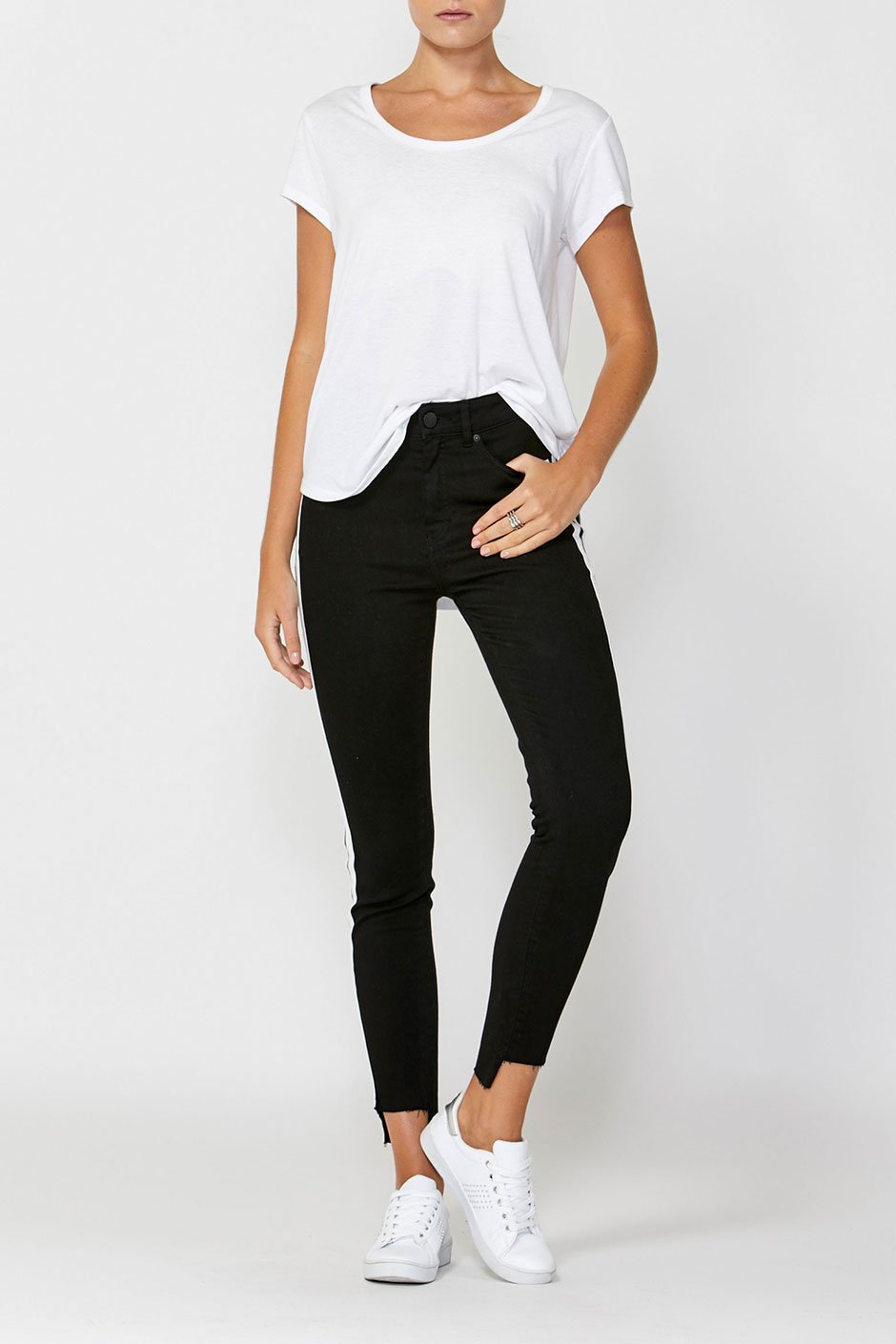 [TEST] Giselle Stripe Skinny Jean