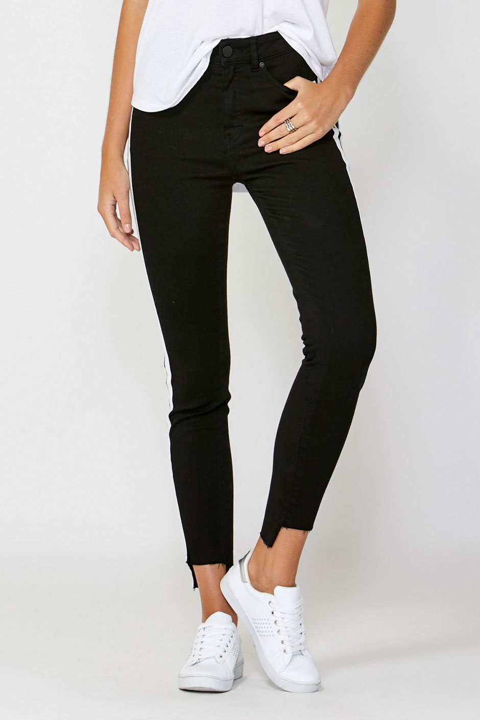 [TEST] Giselle Stripe Skinny Jean