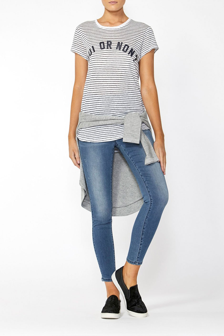 [TEST] Oui Or Non Stripe Tee