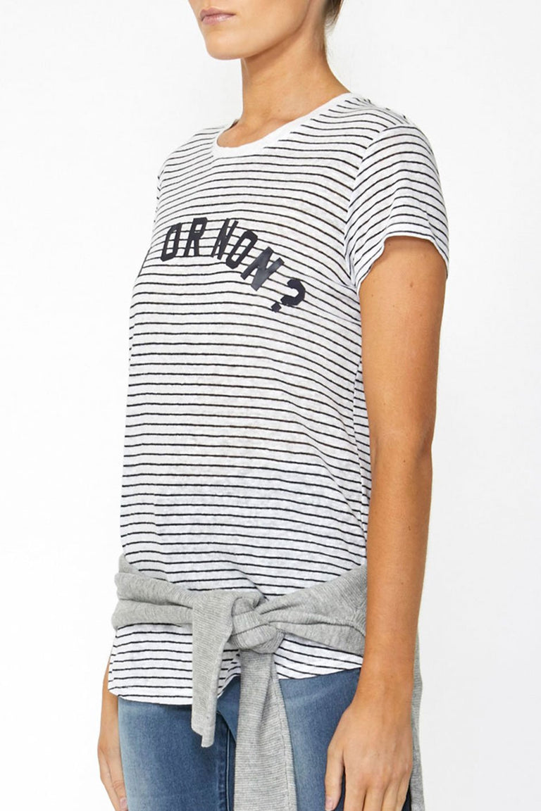 [TEST] Oui Or Non Stripe Tee