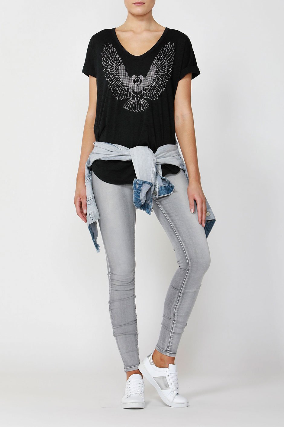 [TEST] Studded Eagle Band Tee