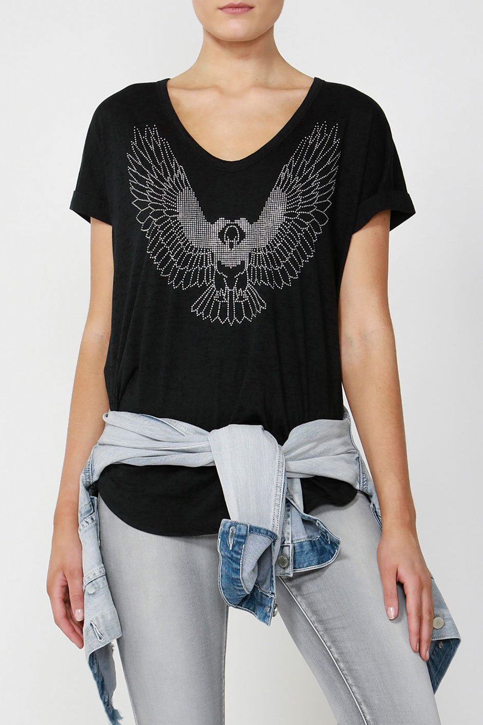 [TEST] Studded Eagle Band Tee