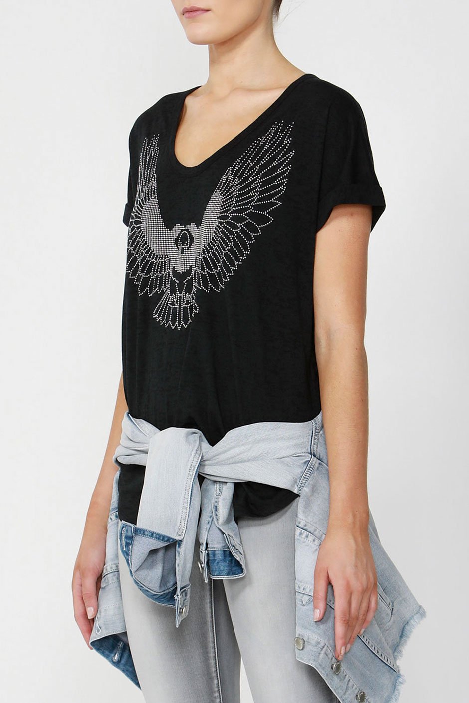 [TEST] Studded Eagle Band Tee