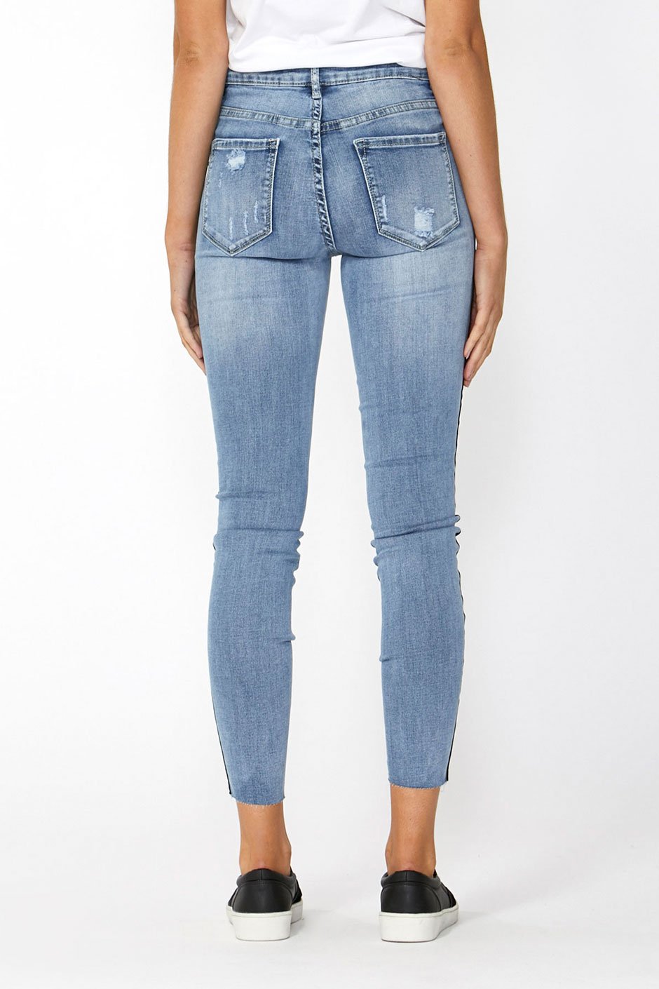 [TEST] Bobbi Stripe Skinny Jean