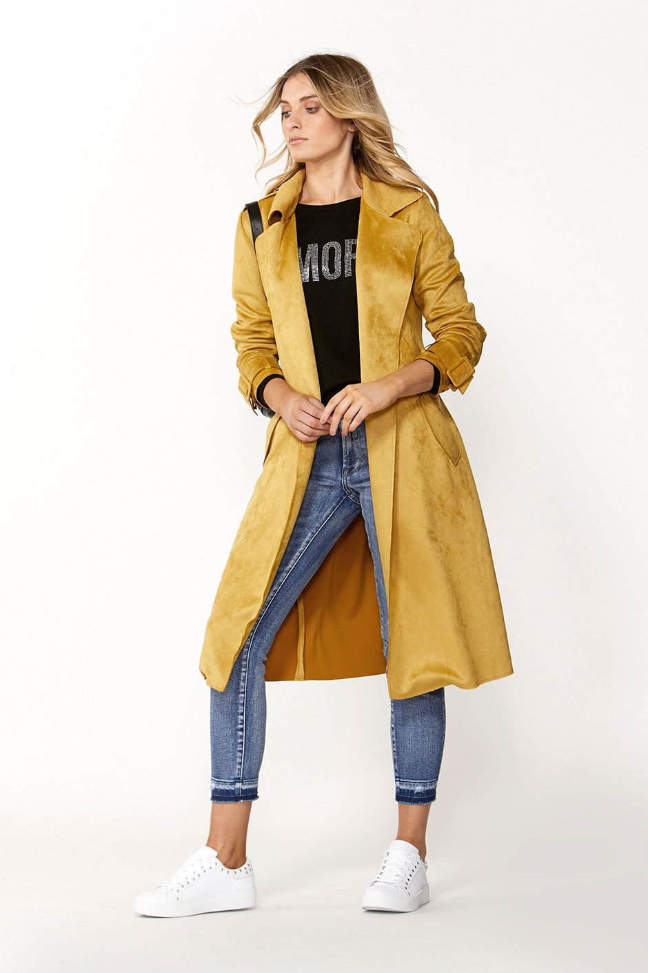 [TEST] Blair Suedette Trench Coat