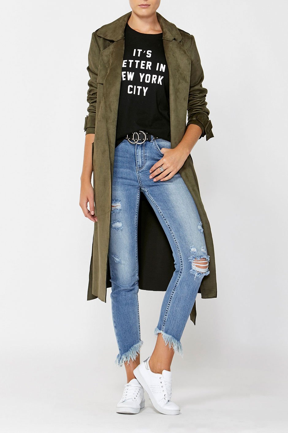 [TEST] Blair Suedette Trench Coat