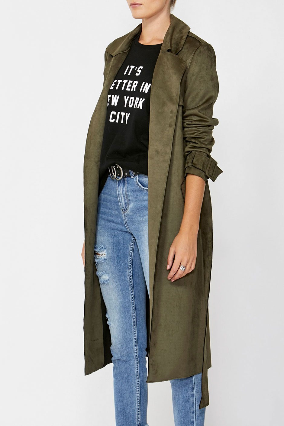 [TEST] Blair Suedette Trench Coat