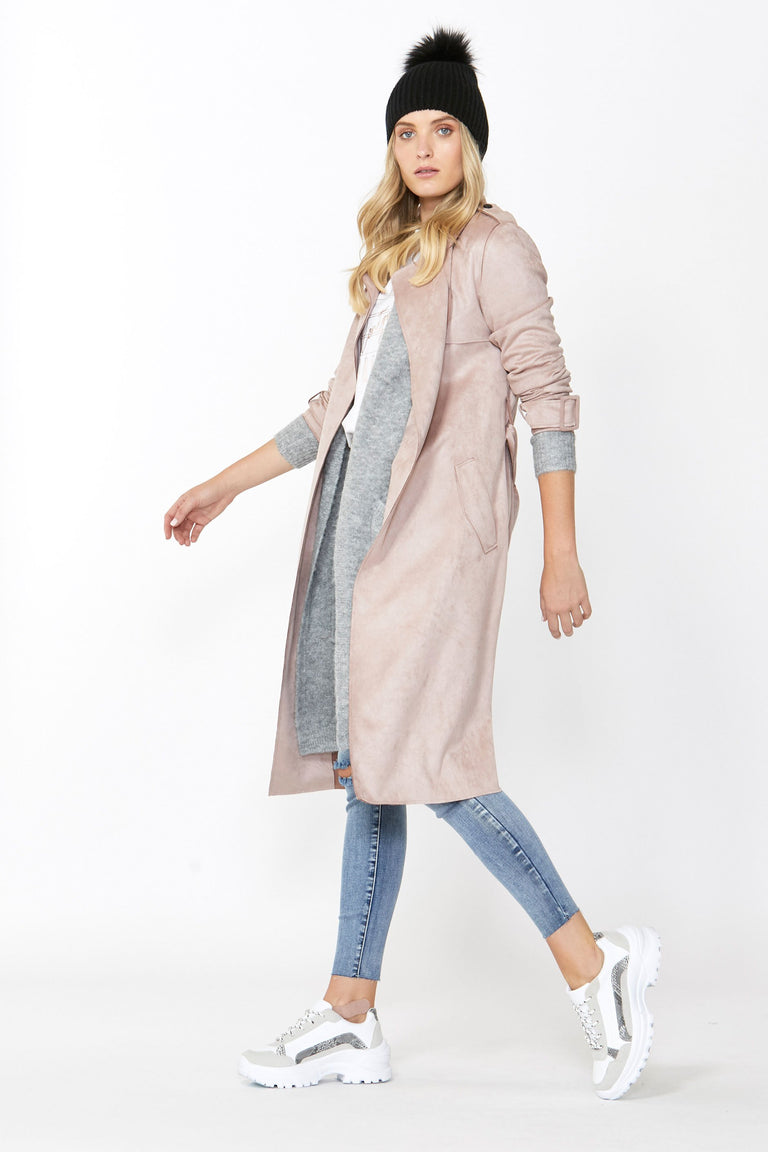 [TEST] Blair Suedette Trench Coat