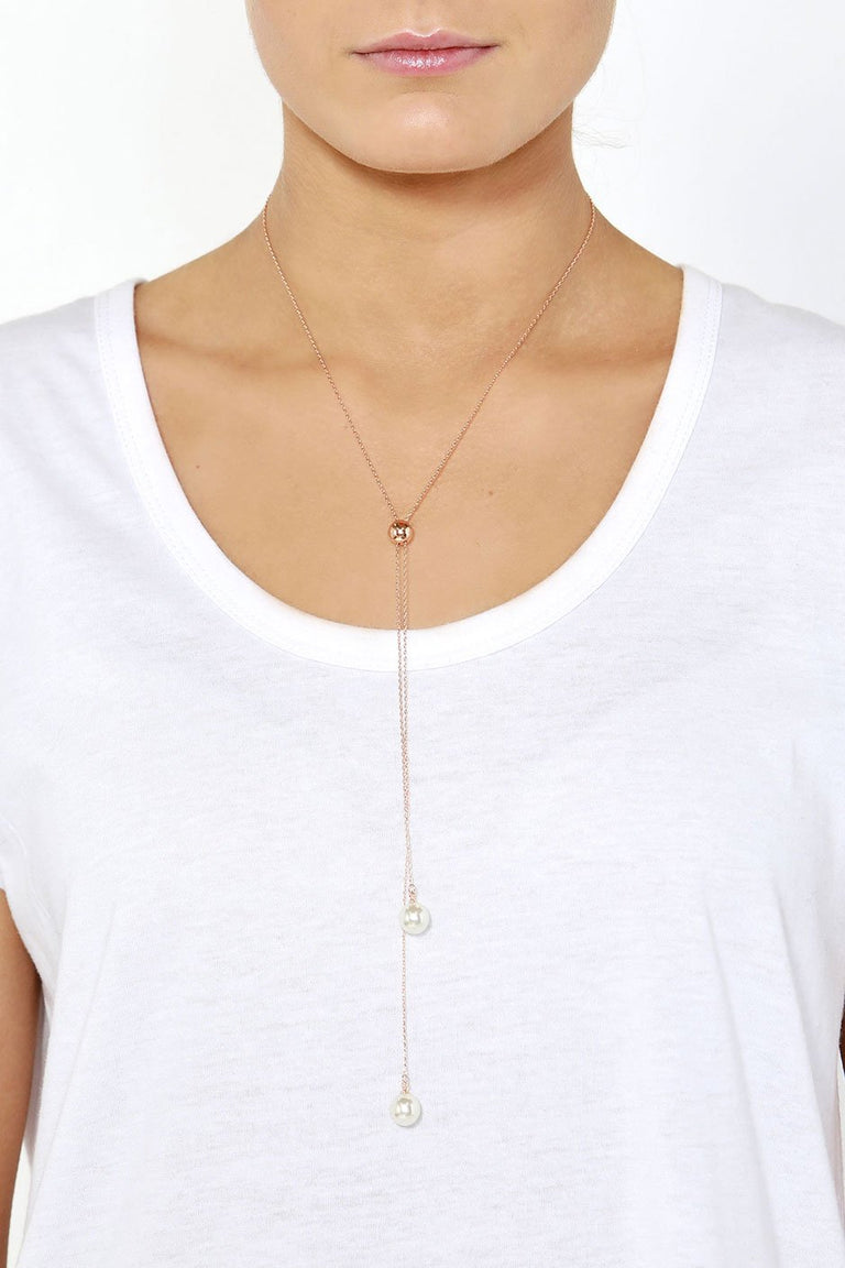 [TEST] Pearl Drop Necklace