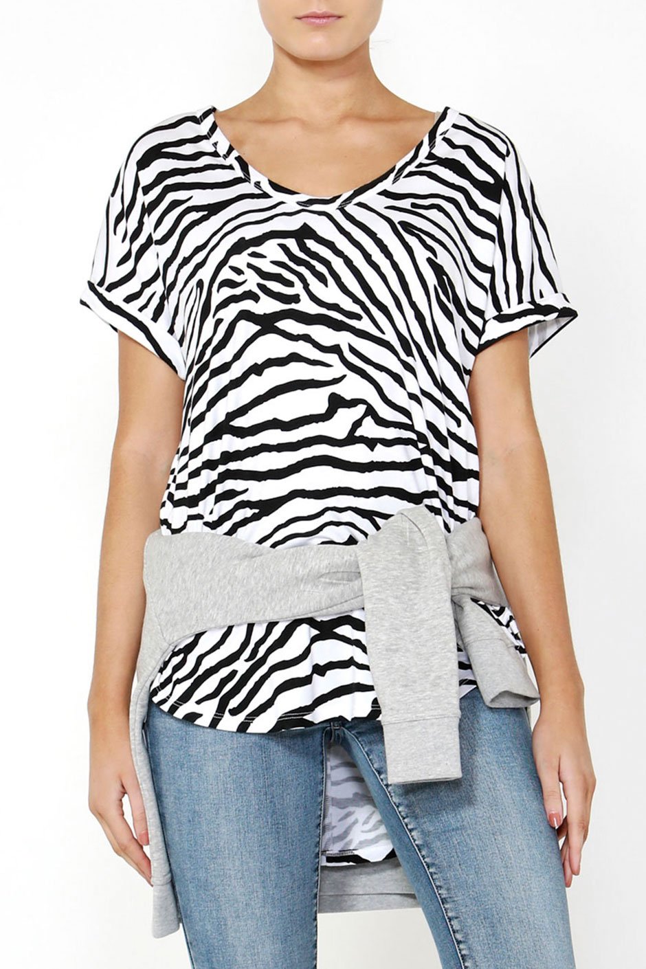 [TEST] Luxe Printed Boyfriend Tee