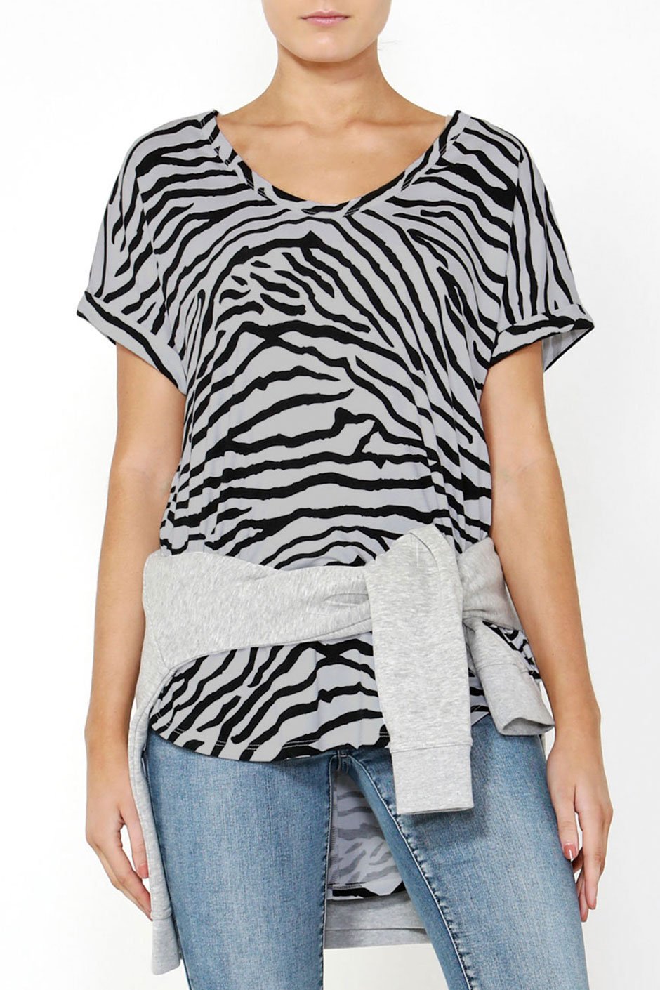 [TEST] Luxe Printed Boyfriend Tee