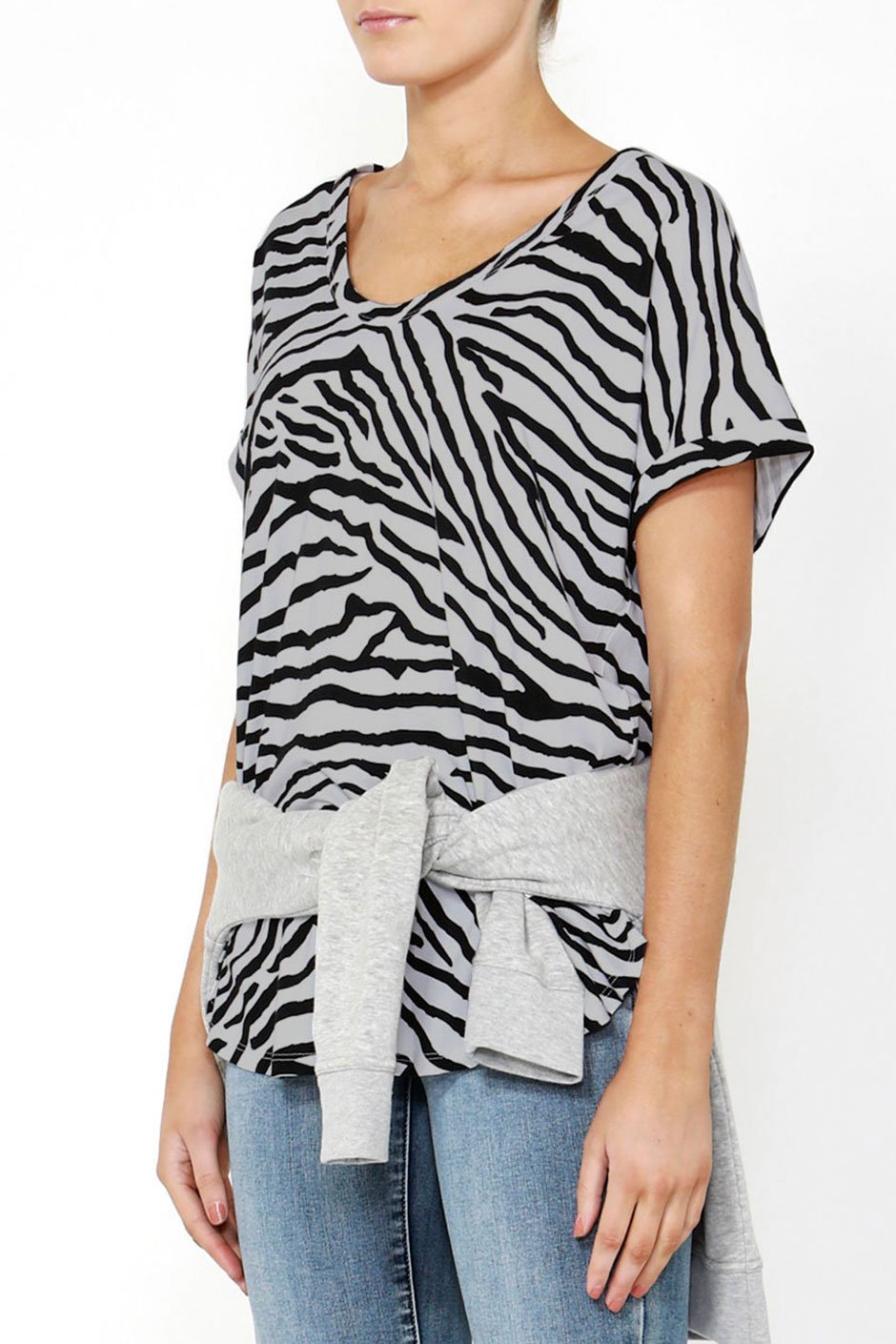 [TEST] Luxe Printed Boyfriend Tee