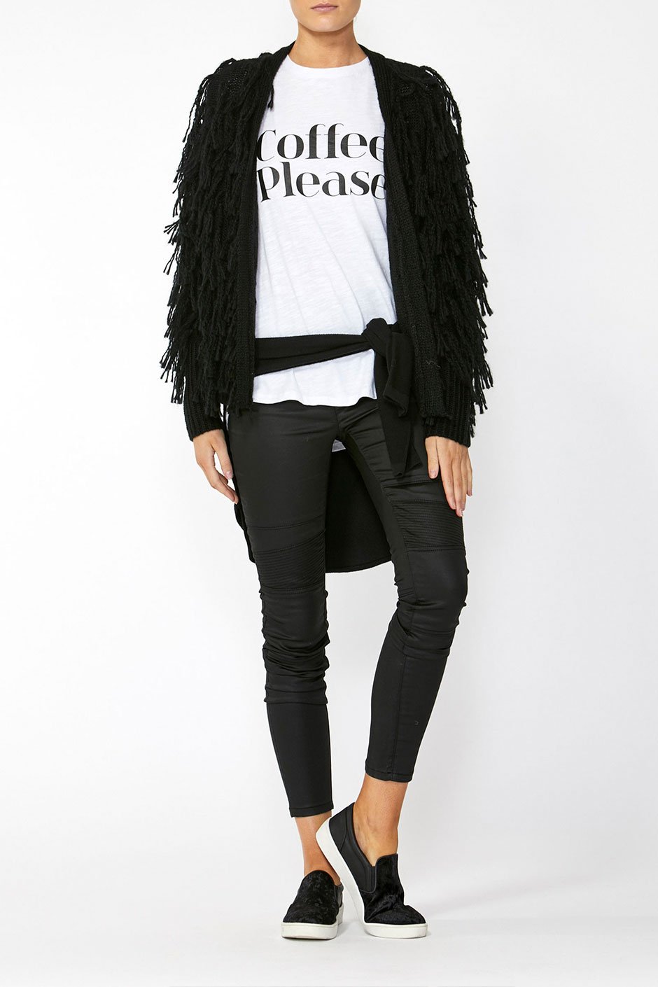 [TEST] Anthea Fringe Knit Cardigan