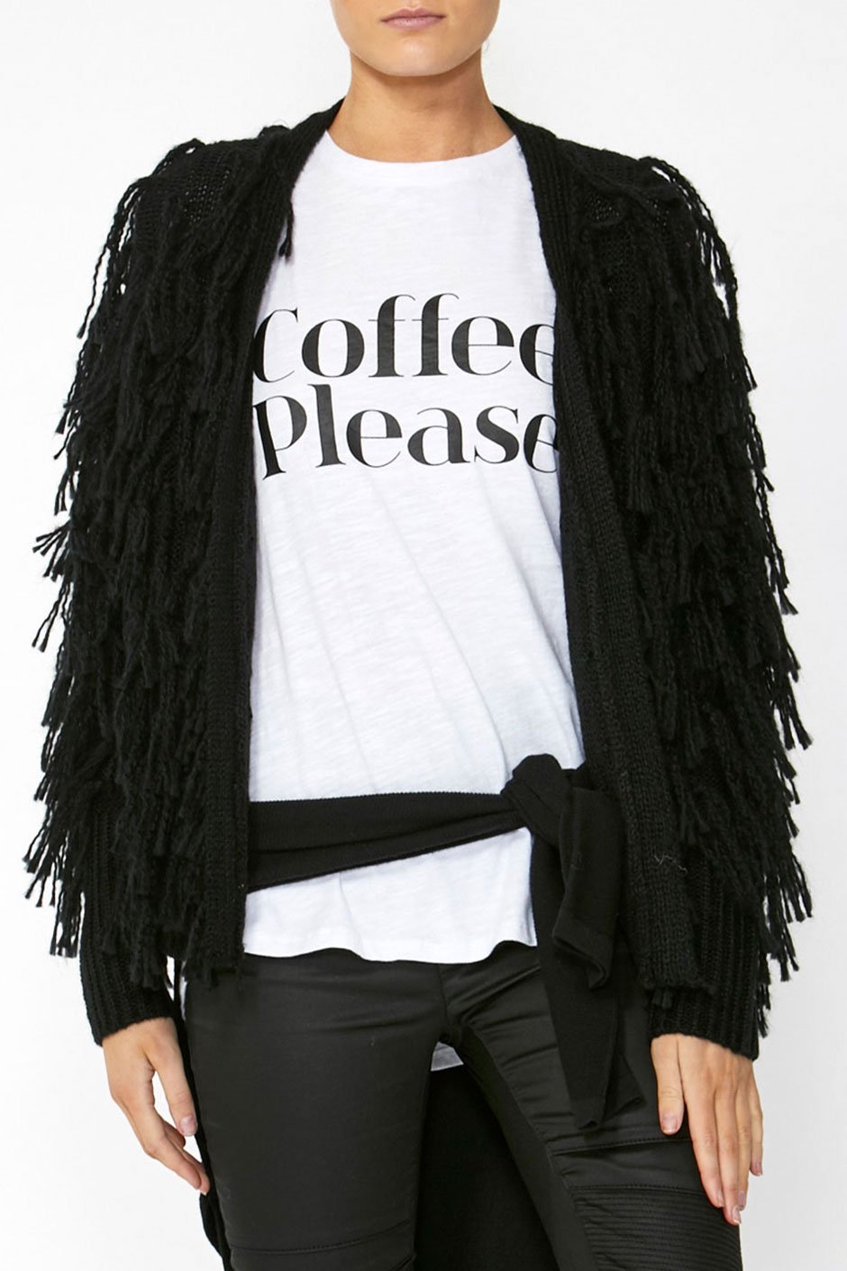 [TEST] Anthea Fringe Knit Cardigan
