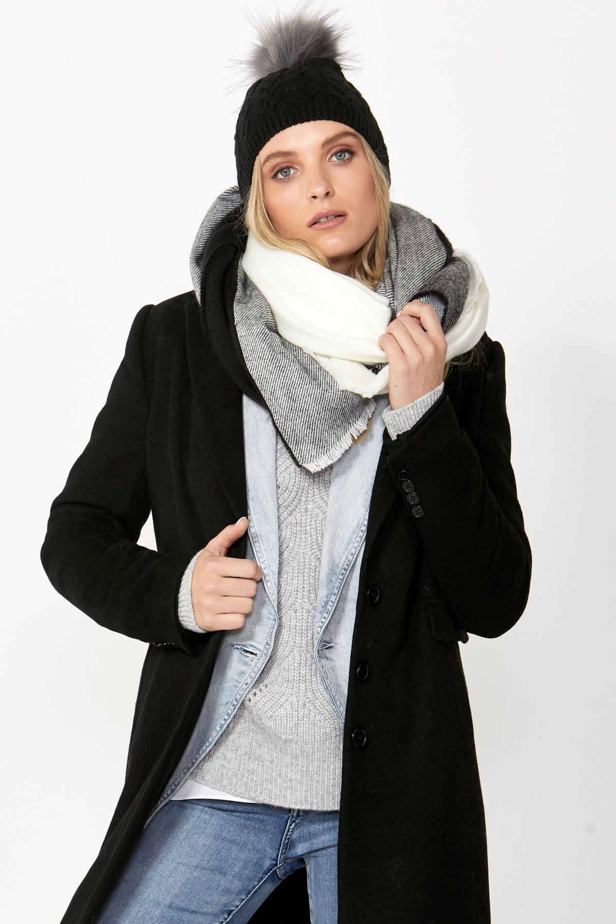 [TEST] Four Tone Woven Scarf