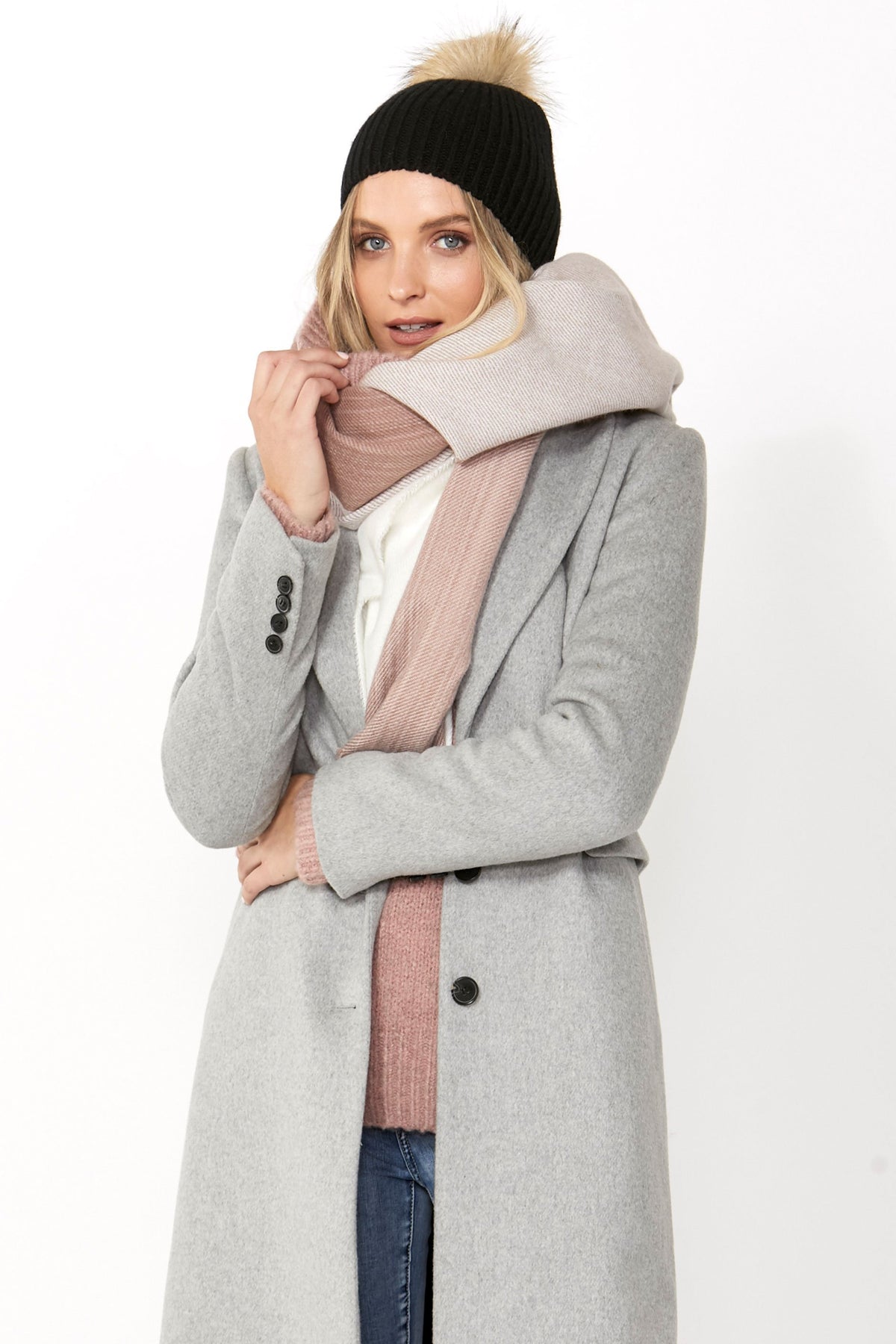 [TEST] Four Tone Woven Scarf