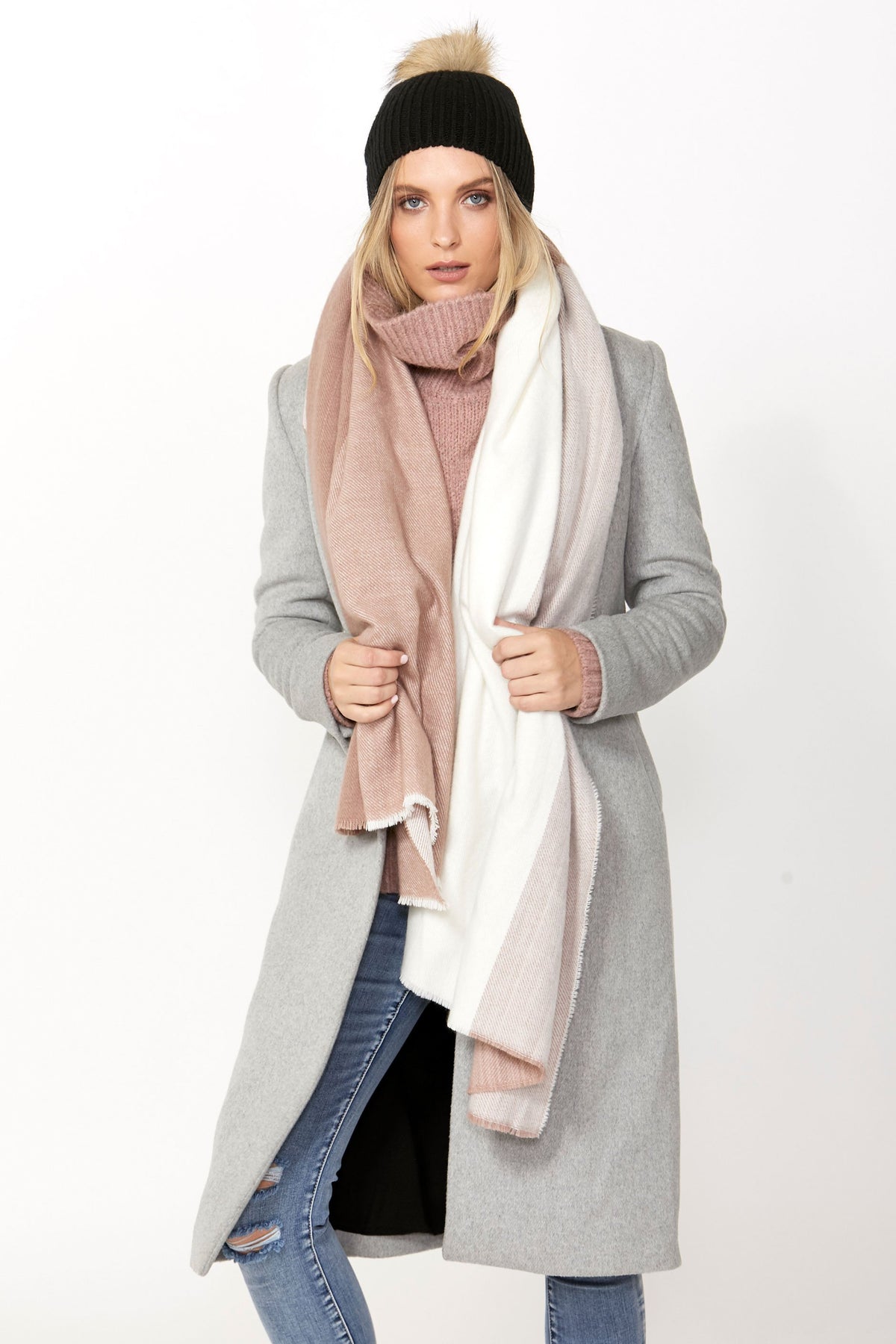 [TEST] Four Tone Woven Scarf