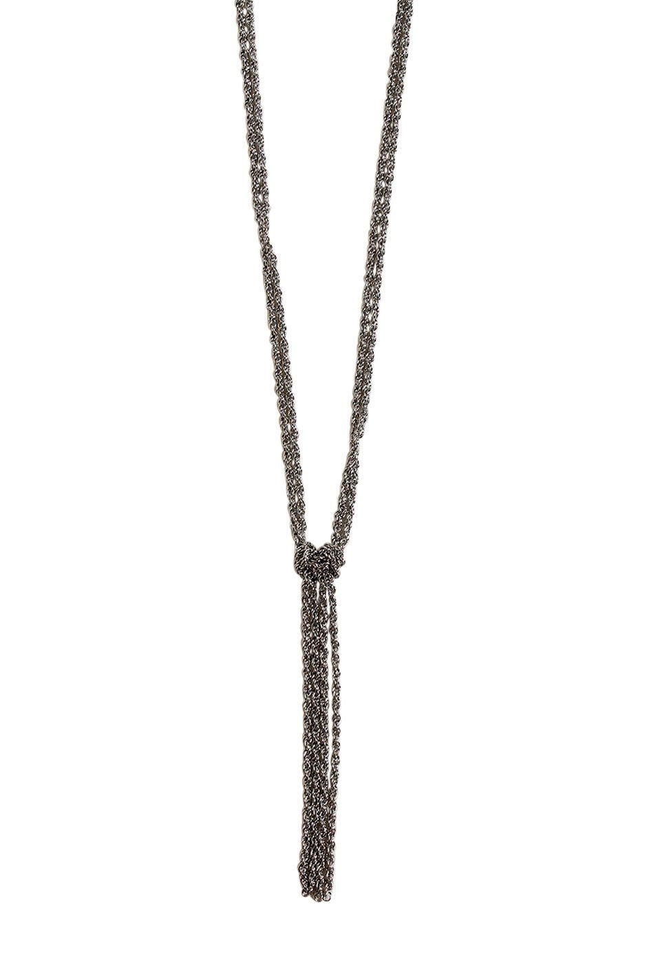 [TEST] Knot Tassel Necklace