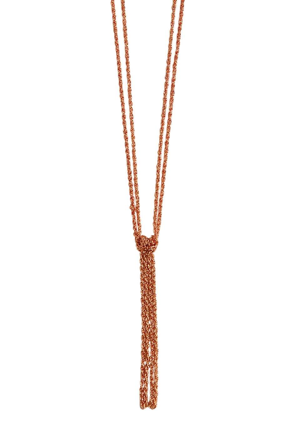 [TEST] Knot Tassel Necklace