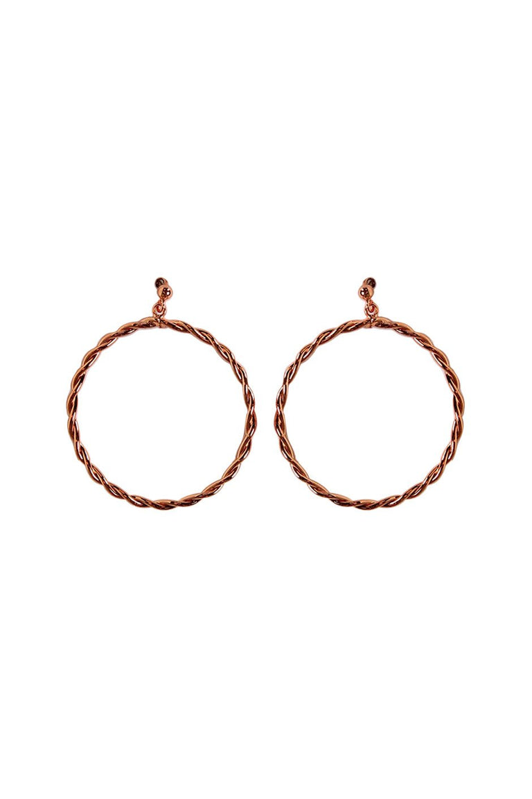 [TEST] Twist Hoop Earring