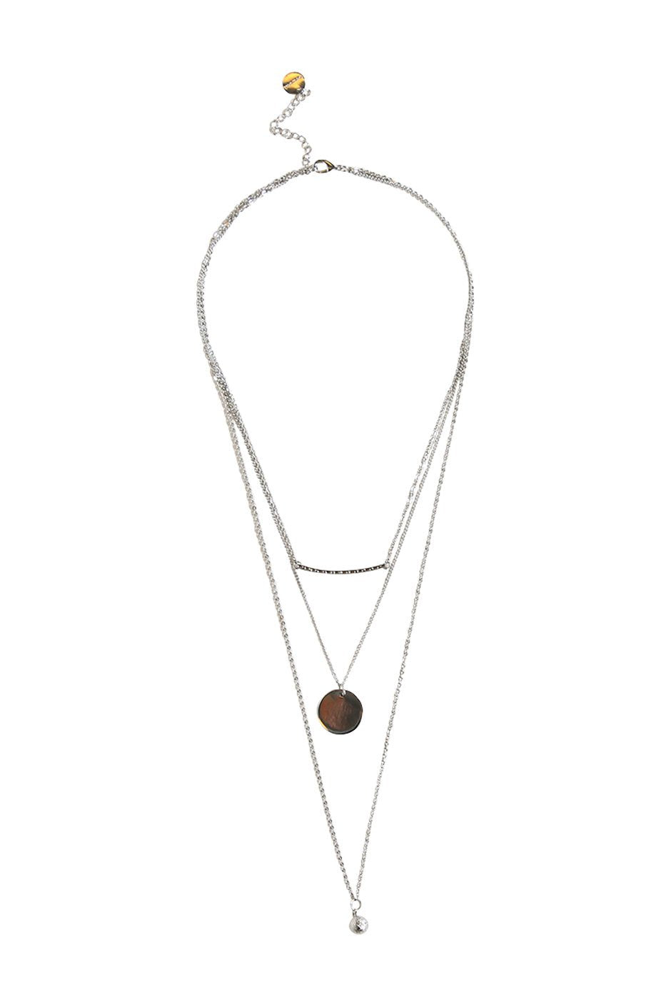 [TEST] Disc Ball 3 Layered Necklace