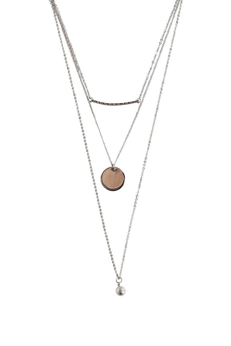 [TEST] Disc Ball 3 Layered Necklace