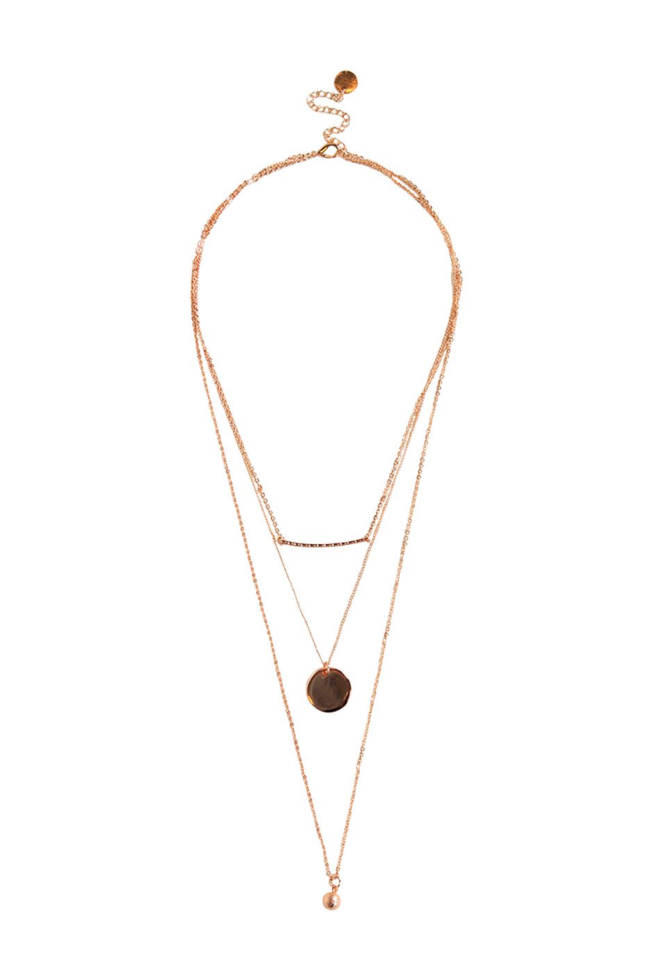 [TEST] Disc Ball 3 Layered Necklace