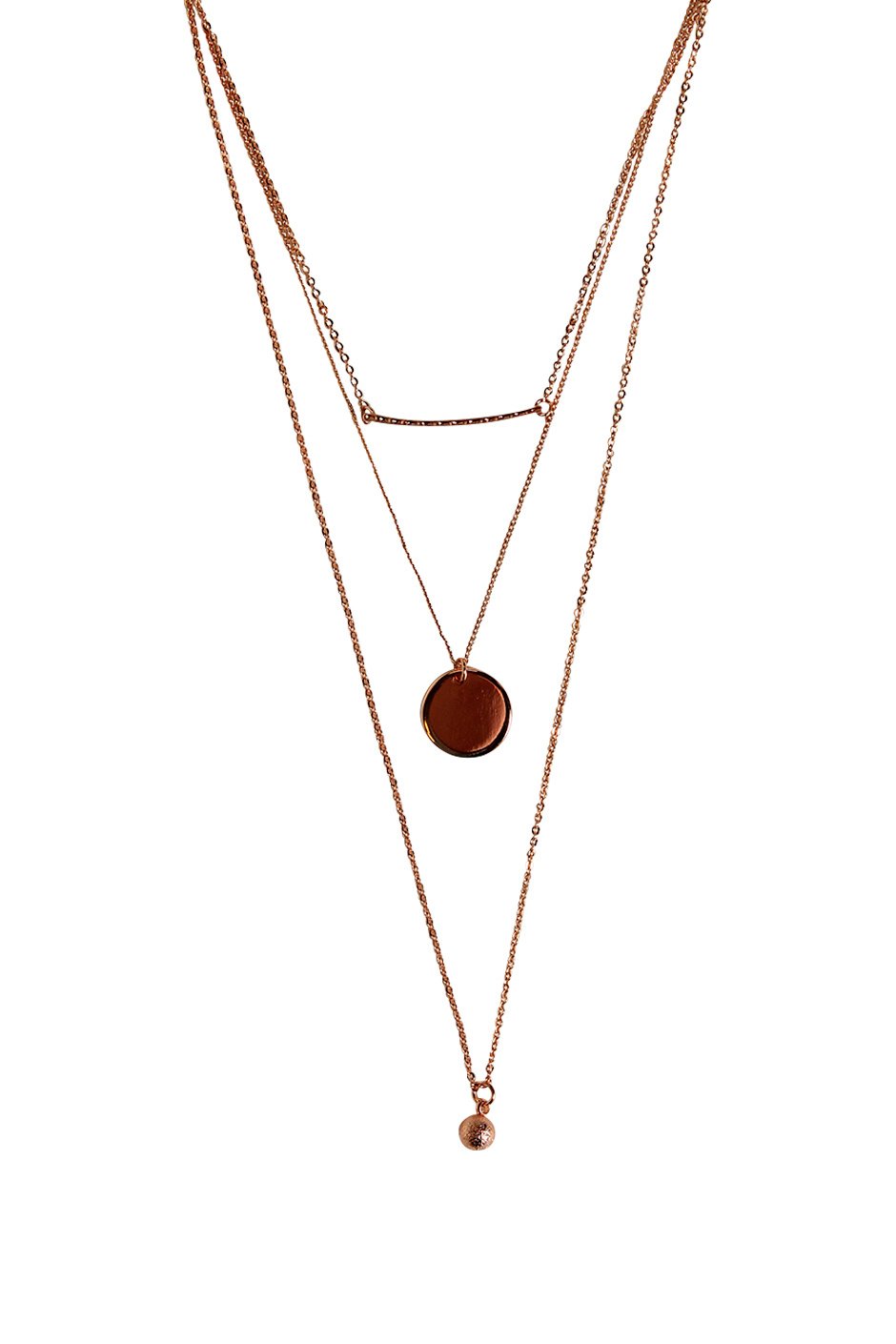 [TEST] Disc Ball 3 Layered Necklace