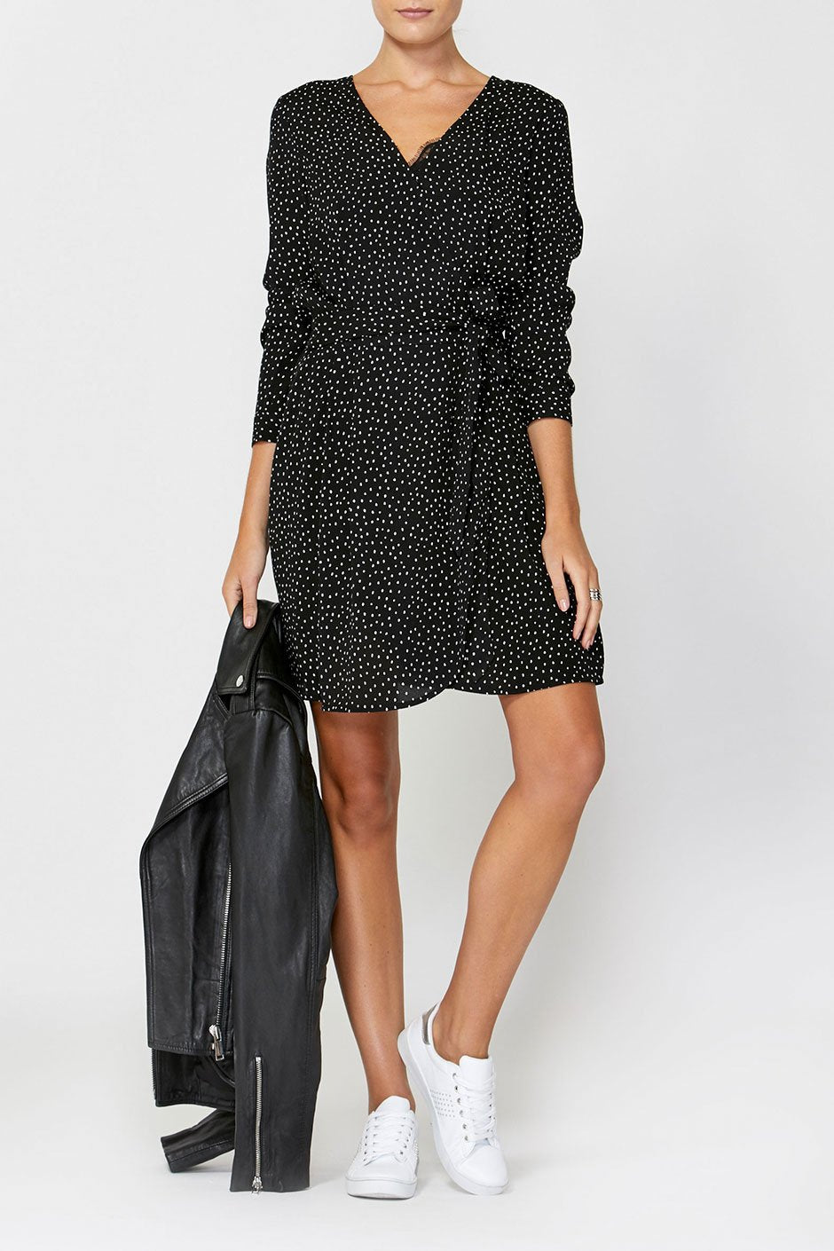 [TEST] Fiona Long Sleeve Wrap Dress