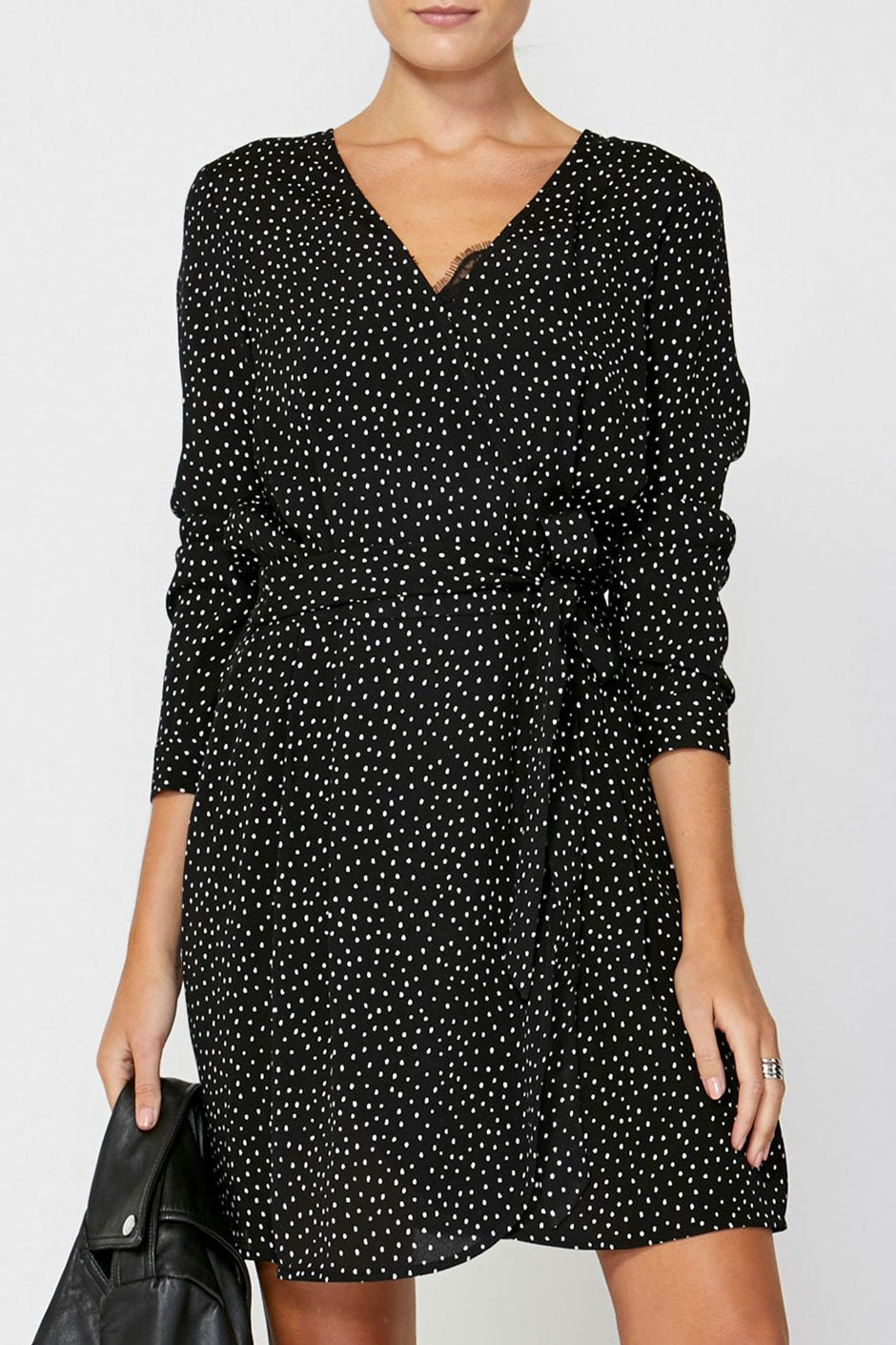 [TEST] Fiona Long Sleeve Wrap Dress