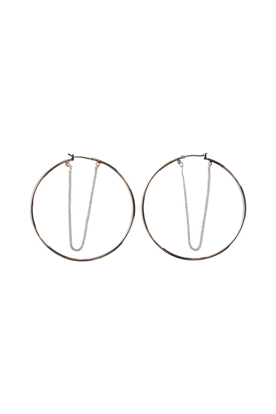 [TEST] Chain Join Hoop Earring