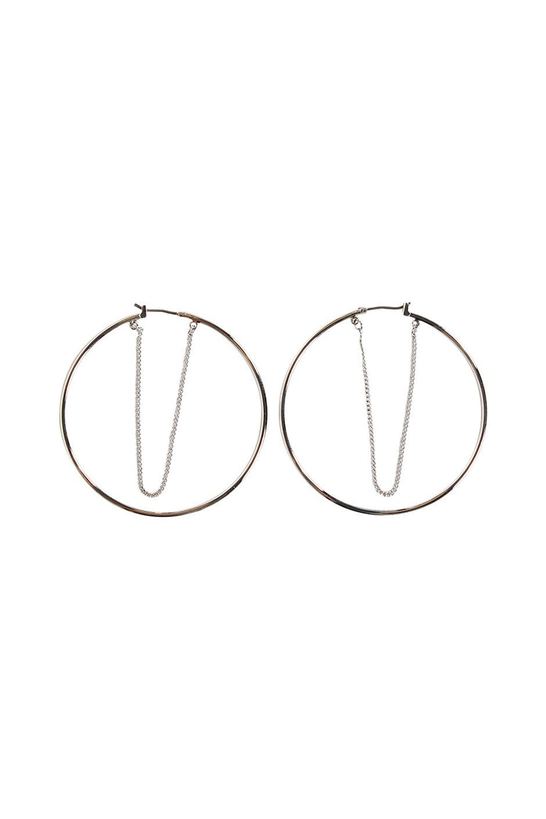 [TEST] Chain Join Hoop Earring