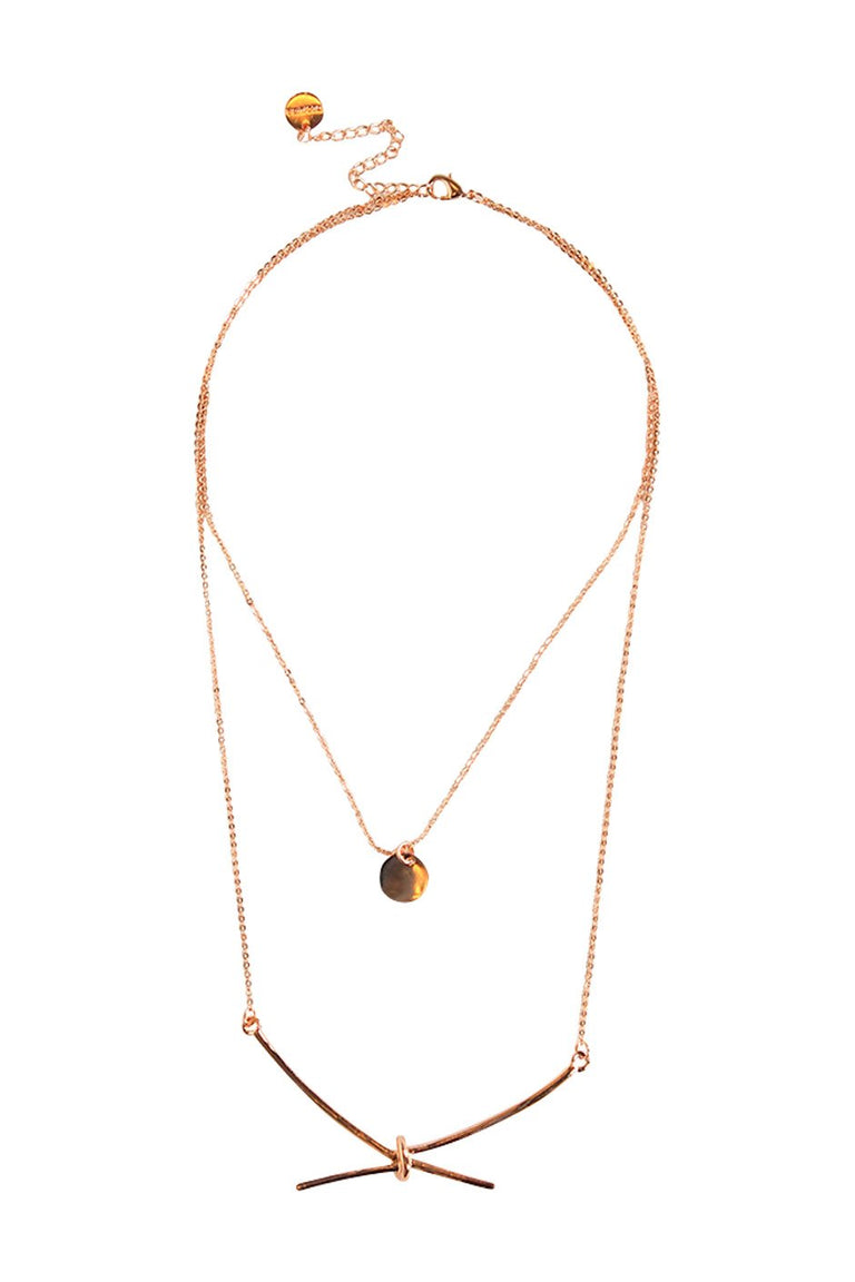 [TEST] Knot Two Layered Necklace