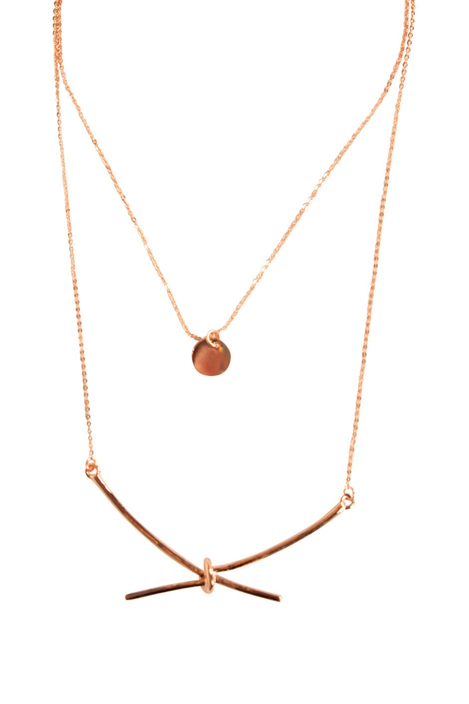 [TEST] Knot Two Layered Necklace
