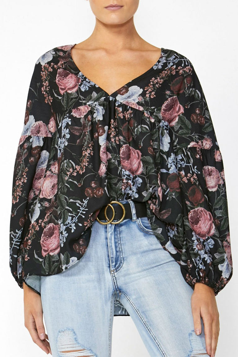 [TEST] Malini V Neck Blouse