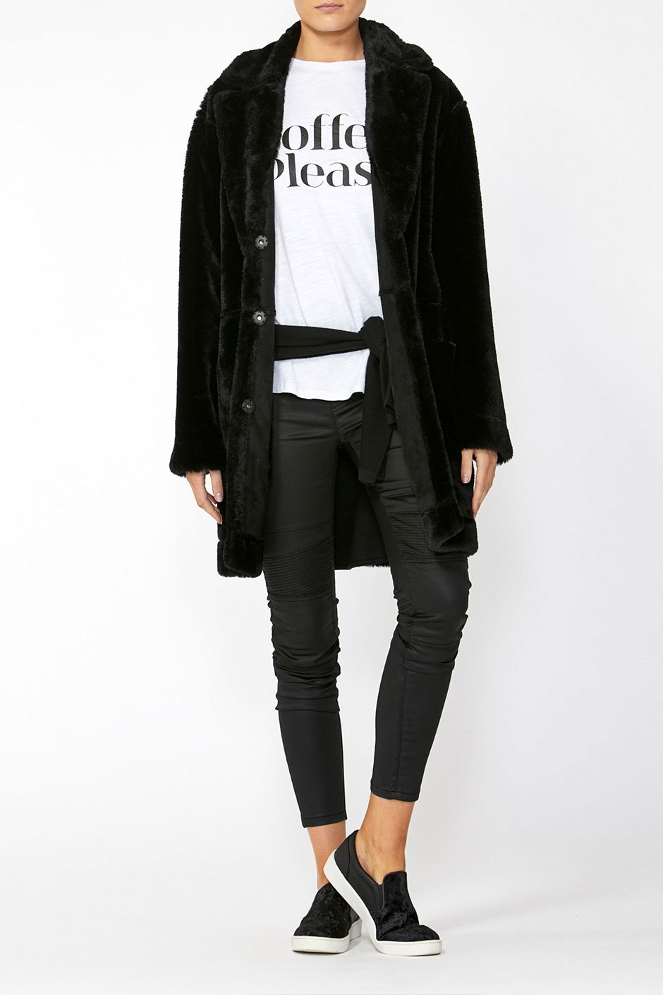 [TEST] Lilla Reversible Faux Fur Coat