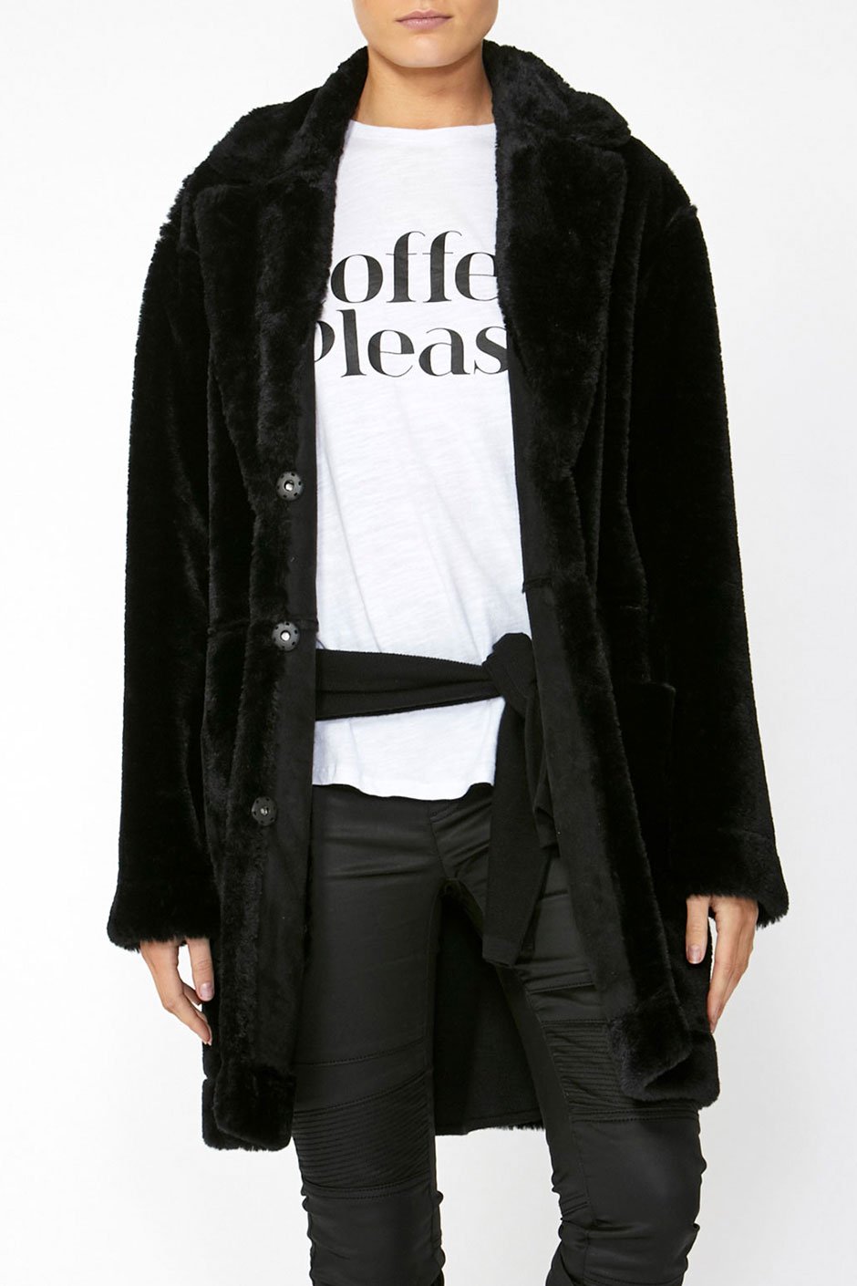 [TEST] Lilla Reversible Faux Fur Coat