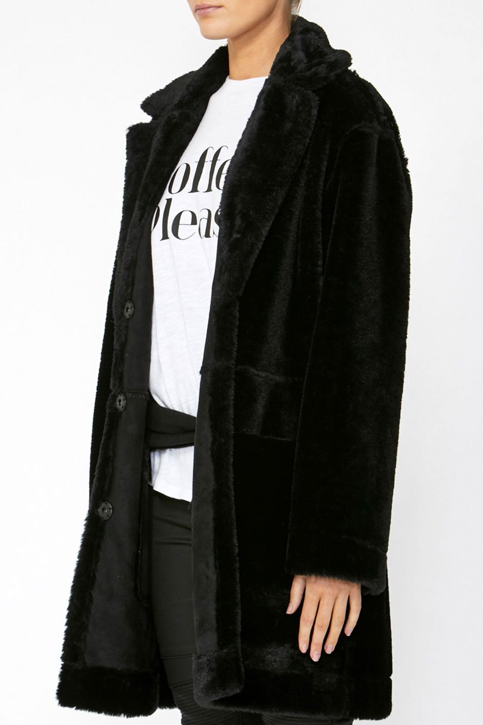 [TEST] Lilla Reversible Faux Fur Coat