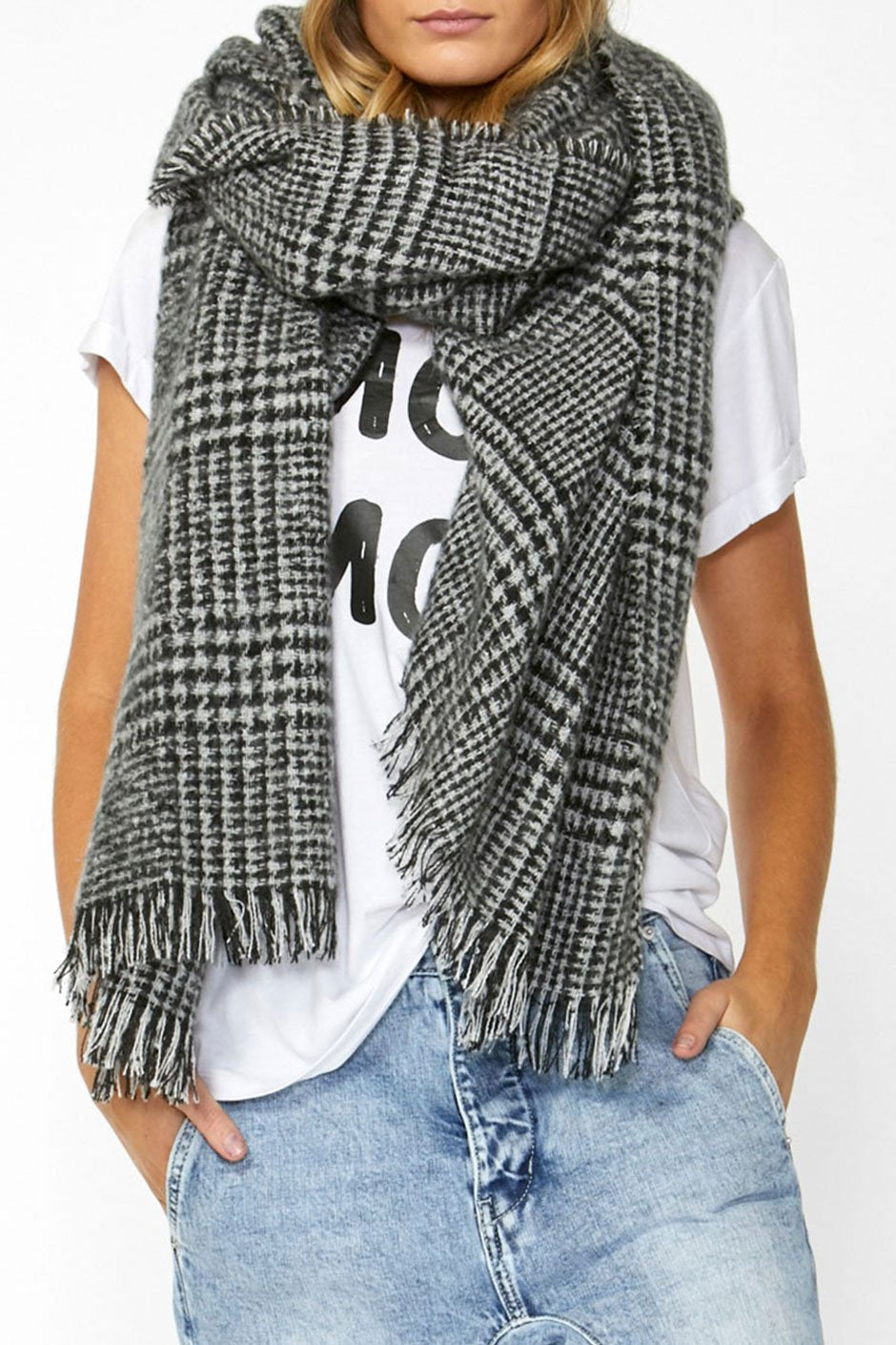 [TEST] Heavy Check Scarf