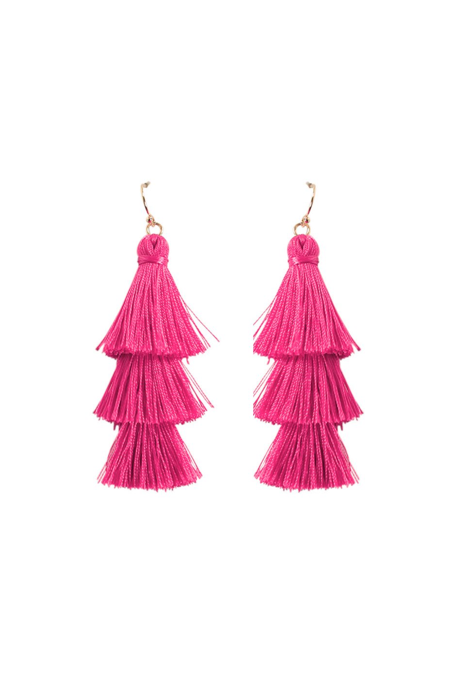 [TEST] Ava Triple Tassel Earring