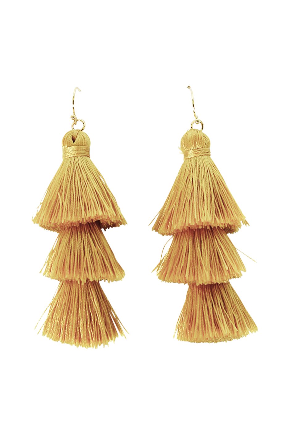 [TEST] Ava Triple Tassel Earring
