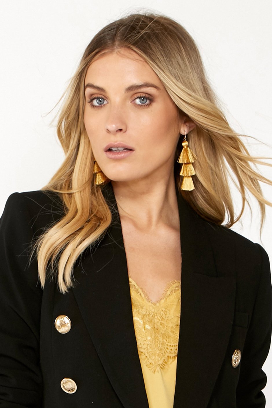 [TEST] Ava Triple Tassel Earring