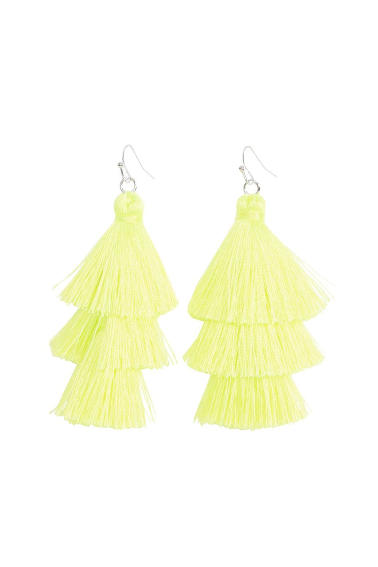 [TEST] Ava Triple Tassel Earring
