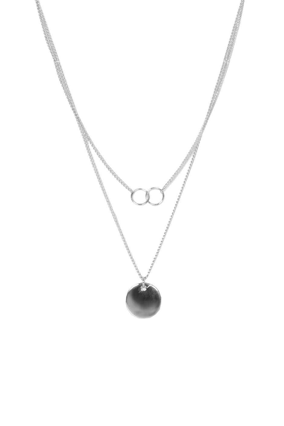 [TEST] Disc 2 Layer Necklace