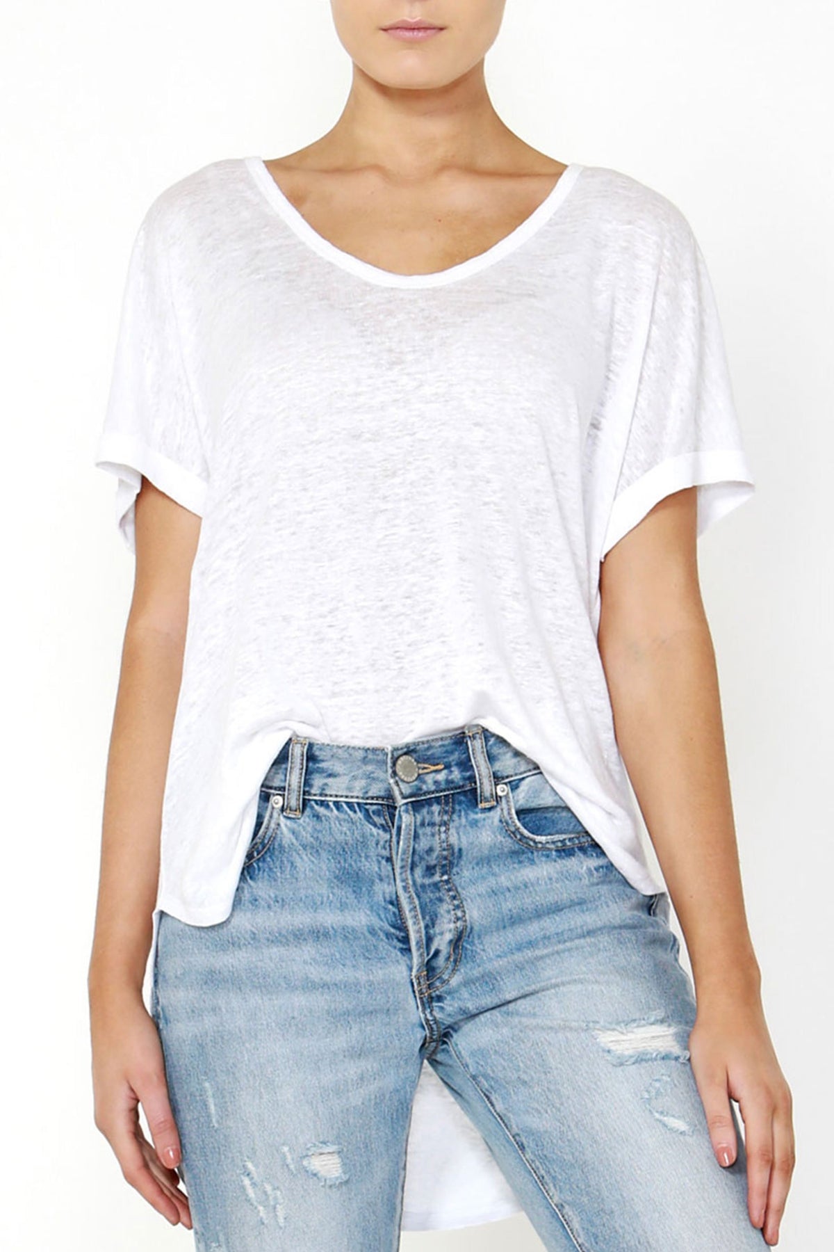 [TEST] Crosby Boyfriend Linen Tee