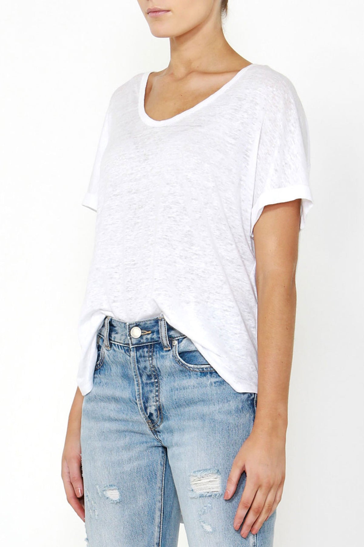 [TEST] Crosby Boyfriend Linen Tee