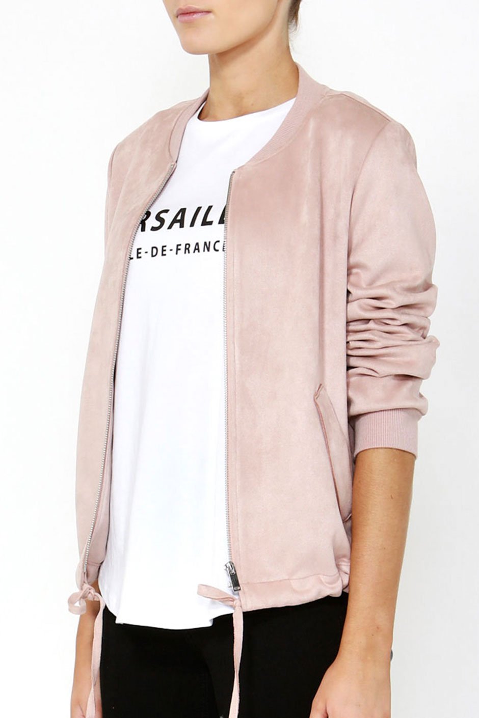[TEST] Rosie Suedette Bomber Jacket
