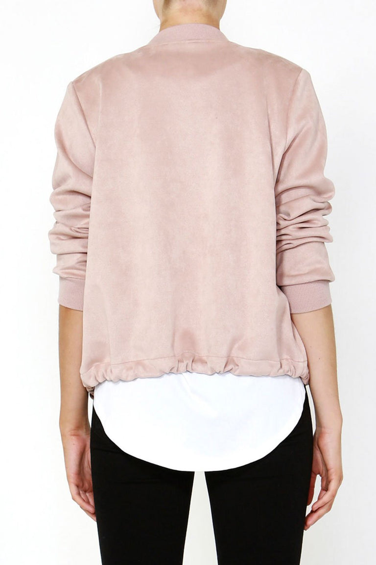 [TEST] Rosie Suedette Bomber Jacket