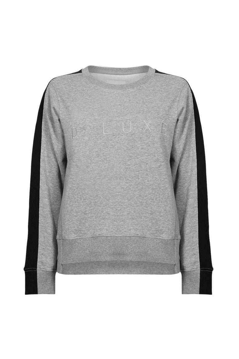 [TEST] Luxe Step Hem Stripe Sweat