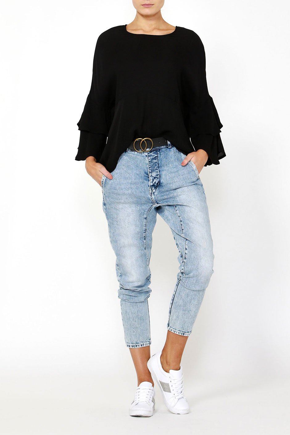 [TEST] Libby Ruffle Sleeve Top